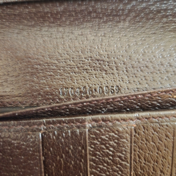 Gucci Canvas Continental Chain Wallet - Picture 8 of 9